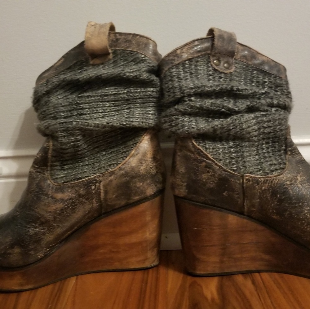 Bed Stu boot wedges US 7.5